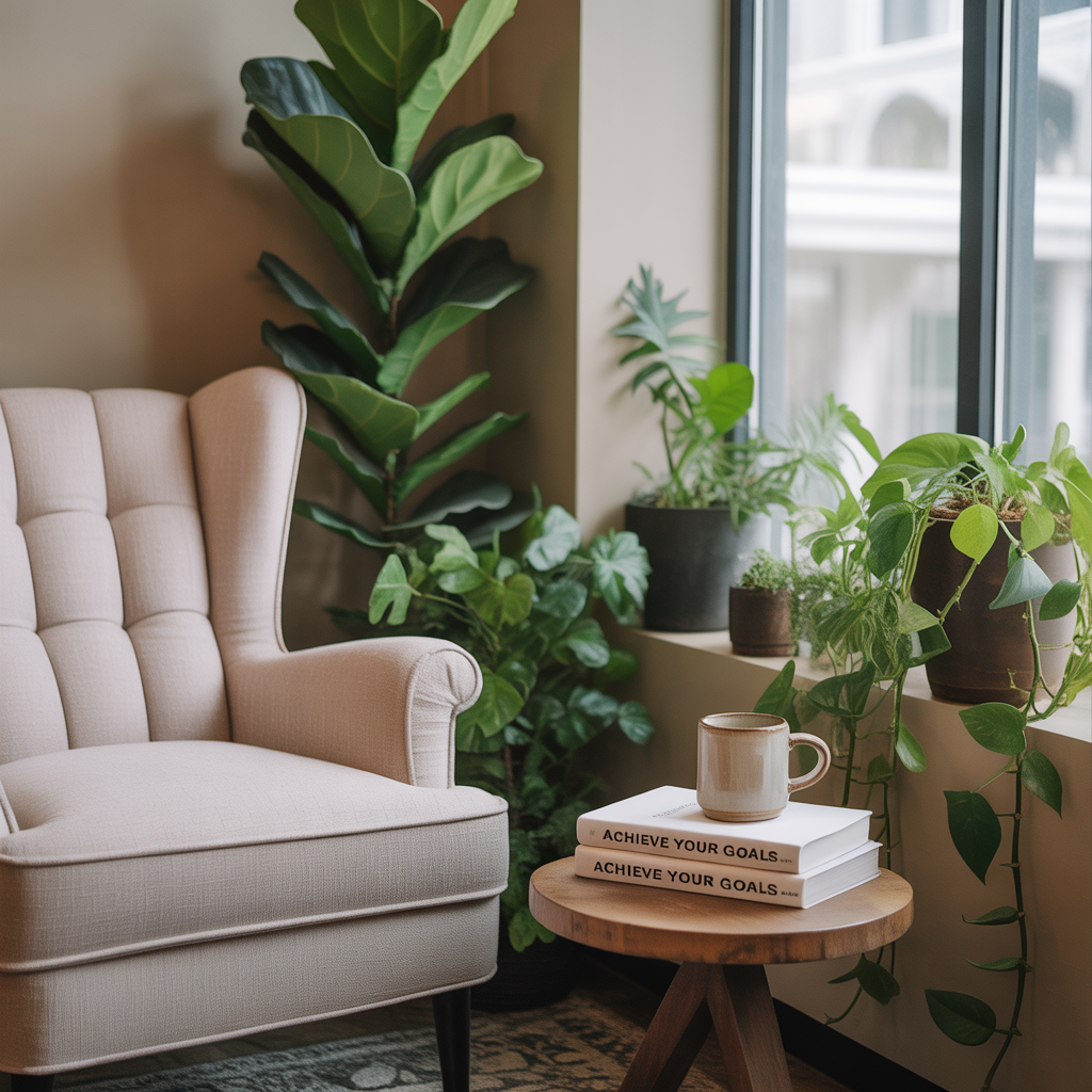 Espace de coaching apaisant